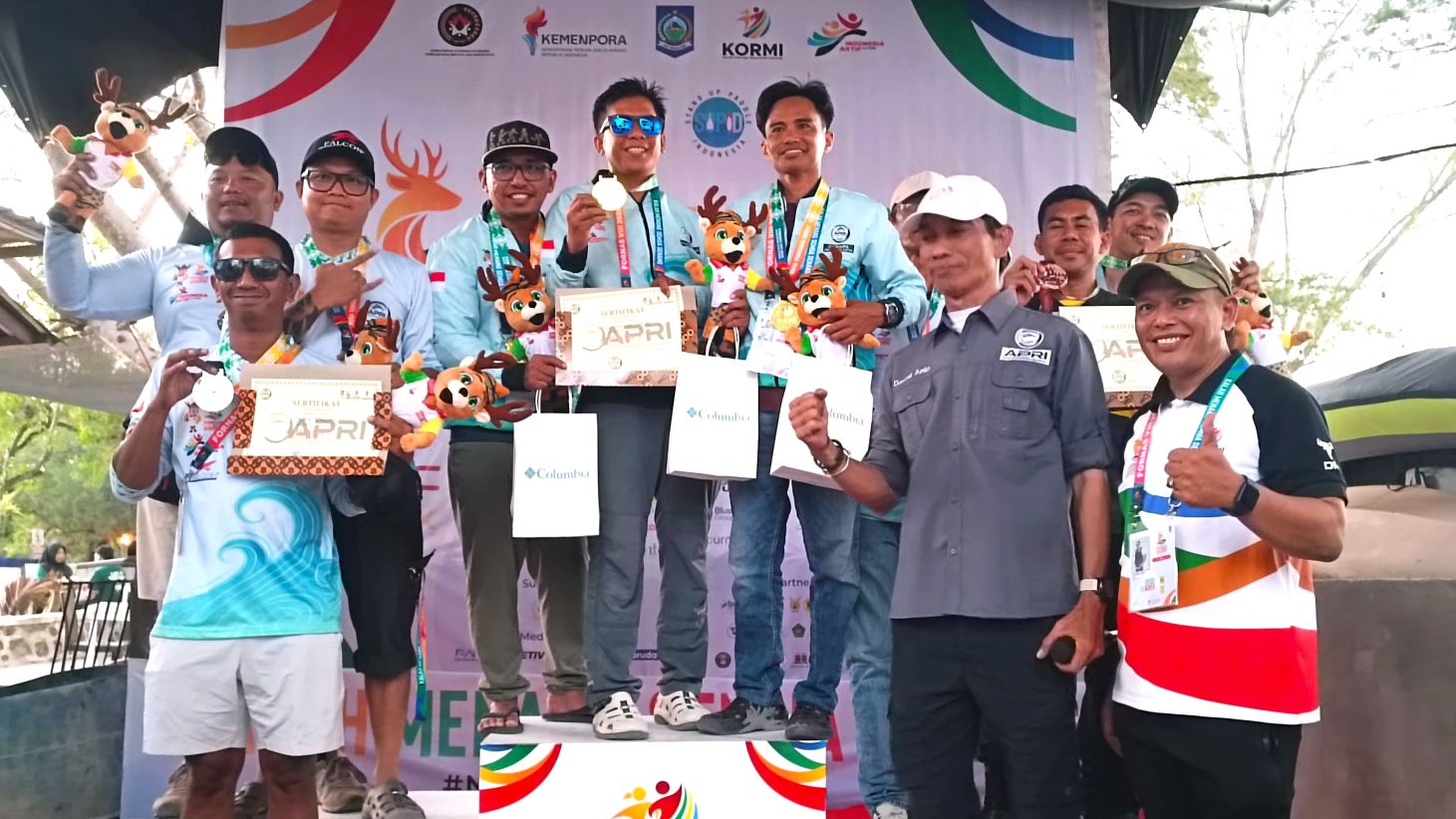 Atlet Memancing Kutai Timur Bawa Pulang 3 Emas dari FORNAS VIII di NTB